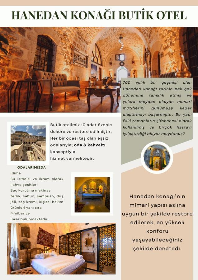 Hanedan Konagi Butik Otel Deluxe King Triple Room Anka Mardin Exterior foto